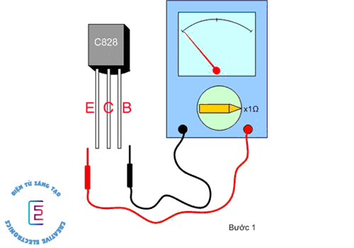   Phép đo cho kết quả transistor chập BE 