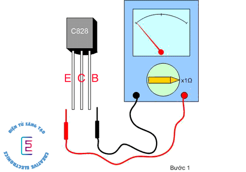   Phép đo cho kết quả transistor đứt BE 