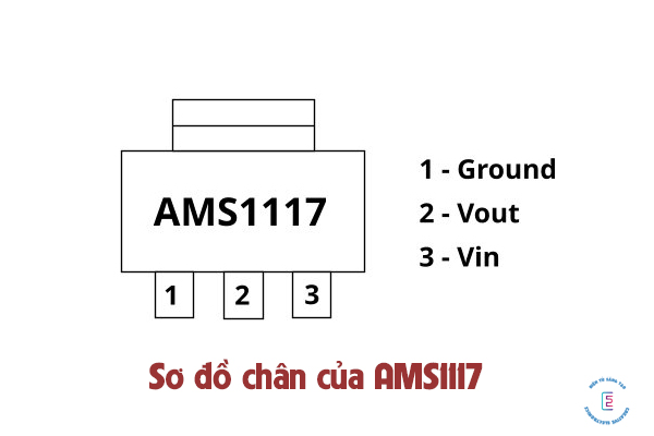 Sơ đồ chân của AMS1117