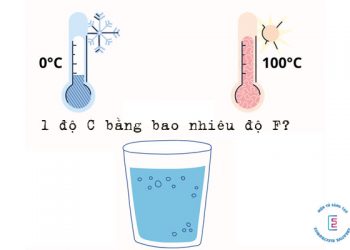 1 độ C bằng bao nhiêu độ F?