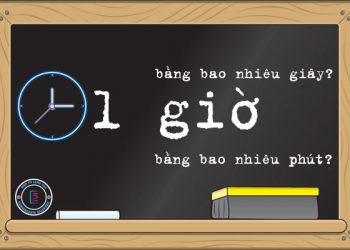 1 giờ bằng bao nhiêu giây?