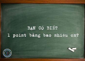 1 pt bằng bao nhiêu cm?