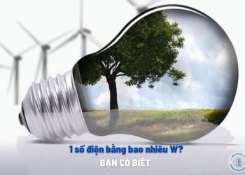1 số điện bằng bao nhiêu W? 