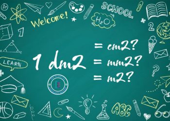 1 dm vuông bằng bao nhiêu cm vuông?