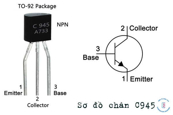 Sơ đồ chân transistor C945