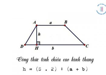 Cách tính chiều cao hình thang