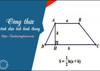 Công thức tính diện tích hình thang