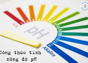 Công thức tính nồng độ pH