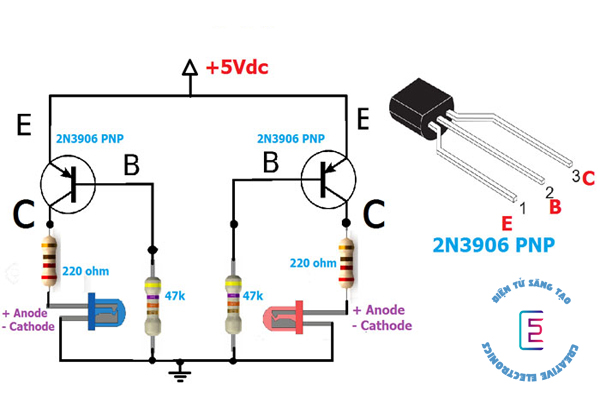 Ứng dụng của transistor 2N3906