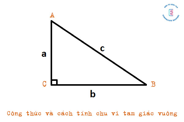 Công thức và cách tính chu vi tam giác vuông