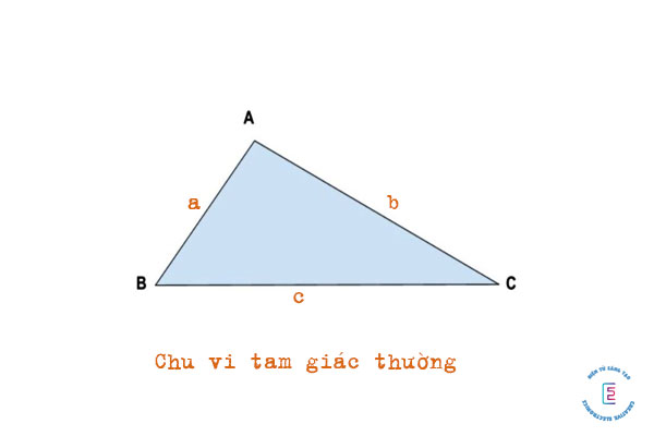 Công thức và cách tính chu vi tam giác thường