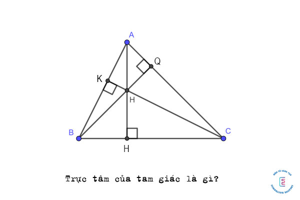 Trực tâm của tam giác là gì?