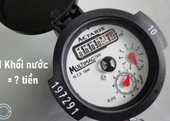 1 khối nước bao nhiêu tiền? 