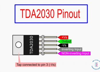 Sơ đồ chân IC TDA2030